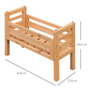 Portapiante Modulare 3 Livelli 50,8x22,8x40,6 cm in Legno di Abete Giallo