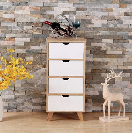 Cassettiera 4 Cassetti in Legno Cordova