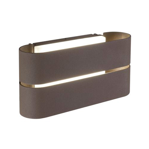 Applique da Esterno a LED 12W Chiusa Sovil Gaia Marrone prezzo