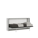 Letto Singolo a Scomparsa Salvaspazio Orizzontale Kando H97 cm Bianco