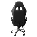 Sedia da Gaming Ergonomica 64x53x122-133 cm con Supporto Lombare e Poggiatesta in Similpelle Bianco
