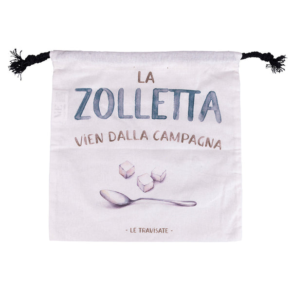 sconto Sacchetto Zucchero 25x25 cm in Cotone VdE Tivoli 1996 Le Travisate Bianco