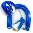 ALLRide Pistola spolveratrice aria tubo 5 M a bobina spirale pneumatica