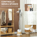 Ferro da Stiro Verticale a Vapore 1800W con Serbatoio 1.8L e Altezza Regolabile  Oro     