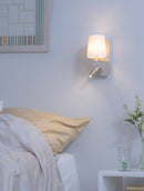 Applique da Interno a led in Metallo Nickel Opaco