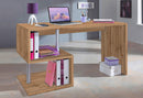 Scrivania con 2 Ripiani 140x60x77,5 cm Esse Quercia Wotan