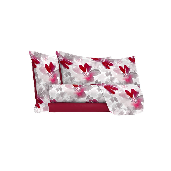 Set Lenzuola Sopra Sotto e Federe in Microfibra Passion Varie Misure online