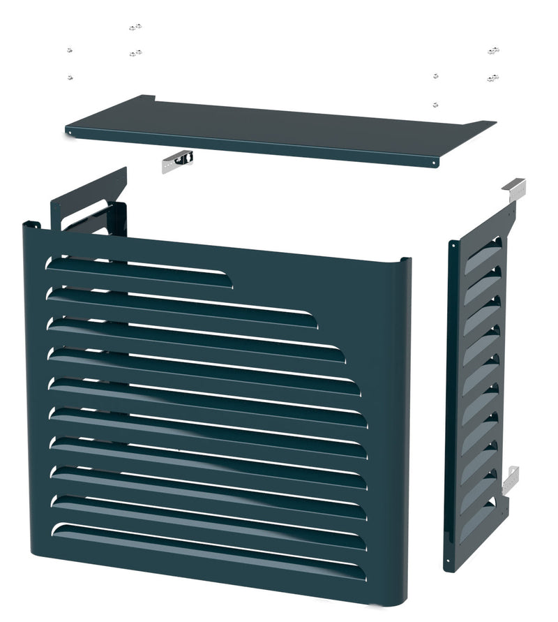Copri Condizionatore 90x70x52 cm in Alluminio Curve S Antracite