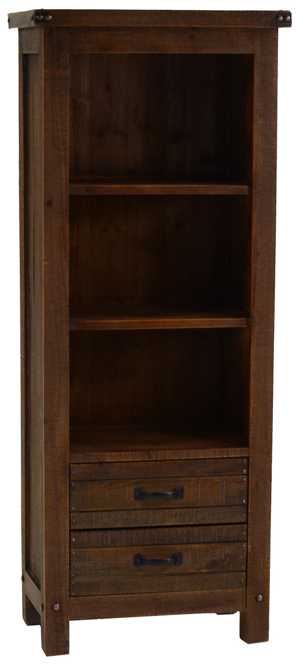 Libreria in Legno di Abete e MDF 3 Vani 2 Cassetti Ankara prezzo