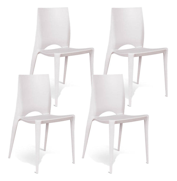 Set 4 Sedie 41x44xH84 cm in Polipropilene Denise Grigio Chiaro prezzo