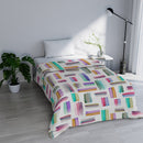 Trapuntino Estivo in Microfibra 100 gr con Stampa Multicolor Basic Varie Misure