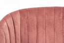 Set 2 Sedie 53x57x81,5h cm Queen Velvet Blush 
