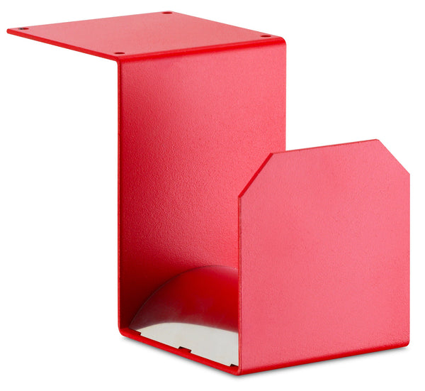 sconto Portatubo Quadrato per Fontane da Giardino in Ferro Antiruggine Belfer 42/PGQ Rosso