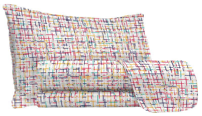 Set Lenzuola Sopra Sotto e Federe in Microfibra Snake World Varie Misure