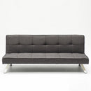 Divano Letto 175x83x74 cm in Tessuto Grigio Scuro