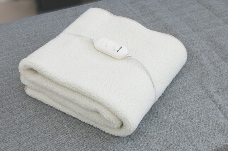 Coperta Termica Elettrica Singola in Lana Sintetica 60W Kooper Pisola