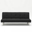 Divano Letto 175x83x74 cm in Tessuto Nero