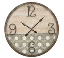 Orologio da Muro Denver Ø80x3,5 cm in Ferro e MDF