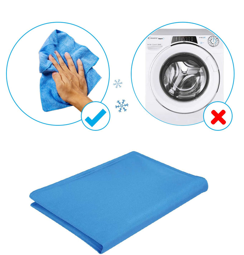 Tappetino 65x50 cm refrigerante con gel rinfrescante per cani taglia media