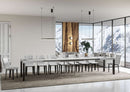 Tavolo Allungabile 130-390x90x77 cm Everyday Bianco Frassino