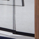 Tenda Zanzariera a Pannelli 100x220 cm per Porta Nera