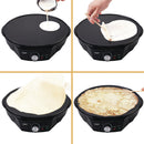 Crepiera Elettrica Antiaderente 1200W Kooper Goody Nera