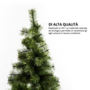 Albero di Natale Artificiale 120 cm 124 Rami Verde 