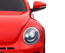 Macchina Elettrica per Bambini 12V con Licenza Volkswagen Maggiolino Rossa