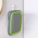 Bacinella Contenitore Salvaspazio 9 Litri Pieghevole Multiuso con Manici Verde