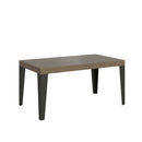  Tavolo Allungabile 160-420x90x77 cm Flame Tortora Telaio Antracite
