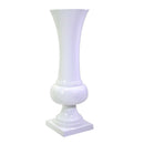 Portavaso resina bianco lucido cm 45x45xh141