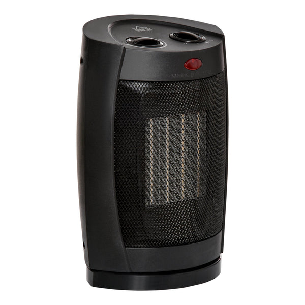 Stufetta Elettrica Oscillante da Scrivania 19,5x14,8x28 cm 1500W Nera online