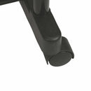 Stender Appendiabiti Doppio 77x34x160 cm in Metallo e Plastica Nero