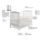 Lettino Culla in Legno Italbaby Flash Naturale