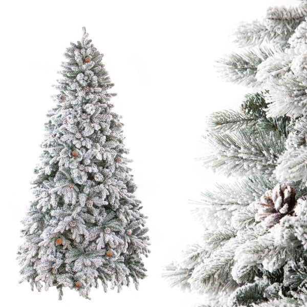 Albero di Natale Artificiale Innevato 245 cm 1893 Rami Abete Verde online