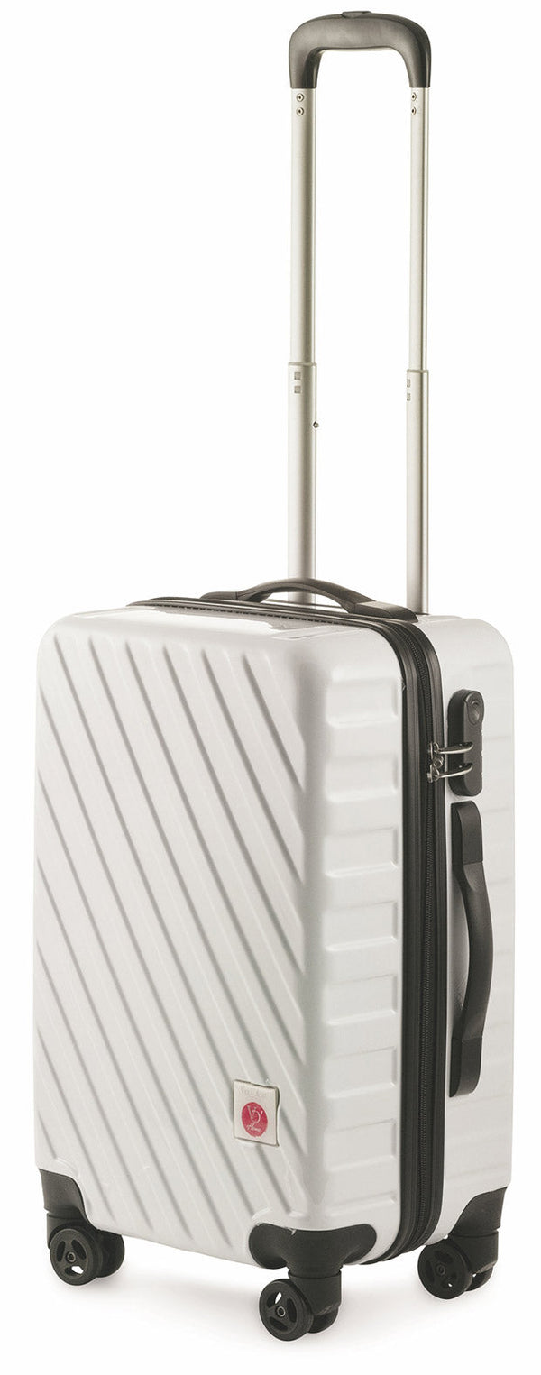 Trolley Valigia Bagaglio a Mano Rigida in Policarbonato 4 Ruote TSA Soriani Bianco sconto