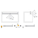 Barra Appendiabili per Armadio a Batteria 70,8-85,8 cm con LED Bianco Naturale e Sensore di Movimento Emuca