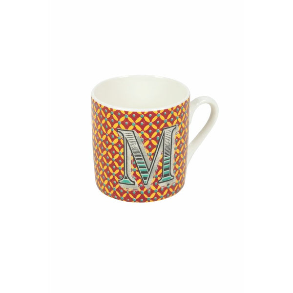 Tazzina da Caffè con Lettera “M” Ø5,3x5,5 cm in New Bone China VdE Tivoli 1996 Monogram prezzo