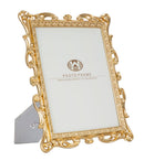 Cornice Celta 26,7x2x32,3 cm in Poliresina e Vetro Oro
