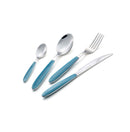 Servizio Set di Posate 24 pezzi in Acciaio Inox Eme Vero Azzurro 63