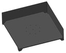 Braciere a Legna da Giardino 100x100x30 cm in Acciaio Black 1000 Square Nero