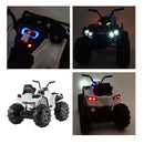 Quad Elettrico 12V Kidfun Moto Outlander Bianco
