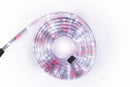 Tubo LED Natalizio 8m Bianco e Rosso 8 Funzioni 147 LED Soriani