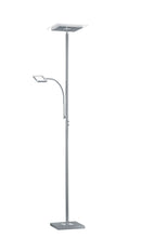 Piantana da Interno a LED in Metallo Nickel Opaco