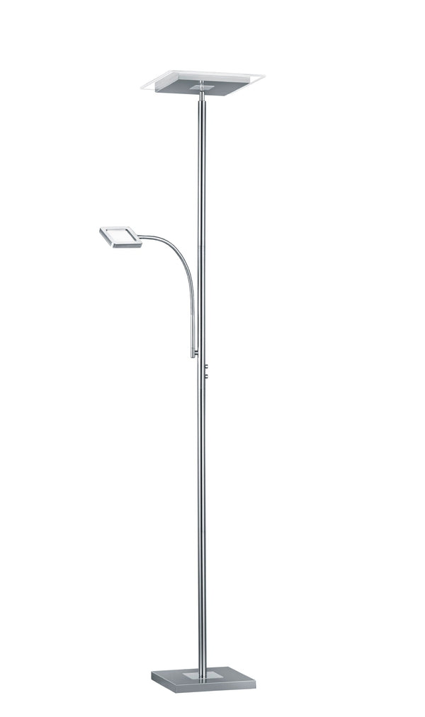 prezzo Piantana da Interno a LED in Metallo Nickel Opaco