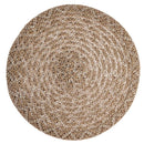 Set 4 Tovagliette Ø38x0,3 cm  in Lino e Poliestere VdE Tivoli 1996 Shades of chocolate