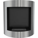 Camino a Bioetanolo da Parete 77,9x81 cm Flig Akron Argento