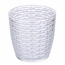 Set 6 Bicchieri Acqua in Vetro 300 ml Villa d'Este Home Tivoli Geometrie Clear