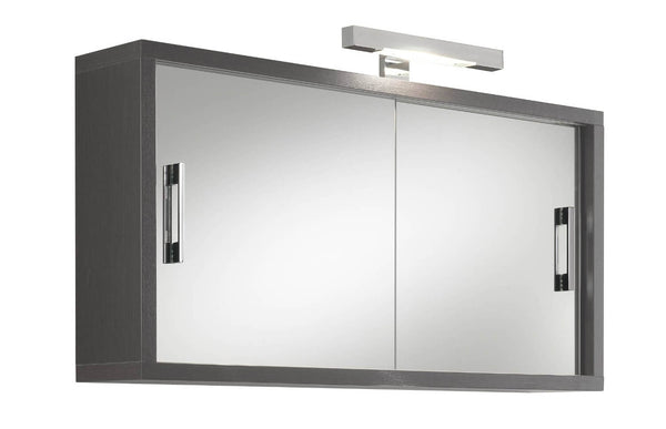 acquista Specchiera 2 Ante in Melaminico 130x18x47,5cm TFT Giava Pino Grigio