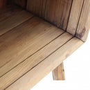 Libreria Collin 60x40x190 h cm in Pino riciclato Marrone